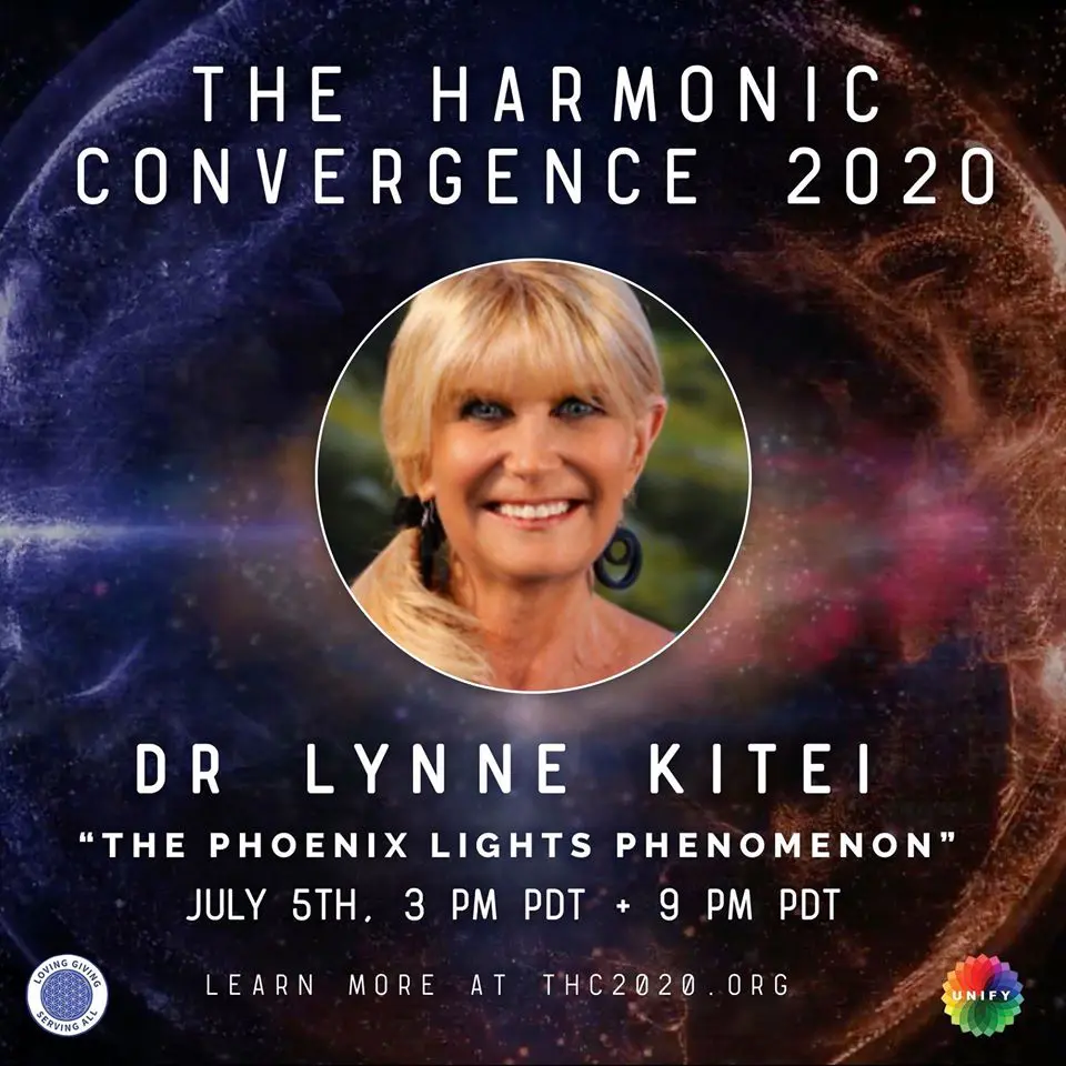 A poster with a picture of dr. Lynne kitei