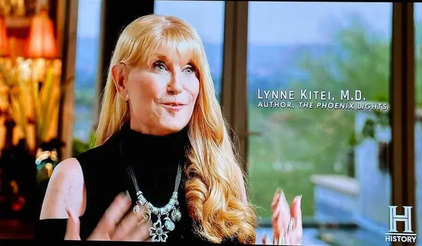 Lynne Kitei, M.D., author, Phoenix Lights.